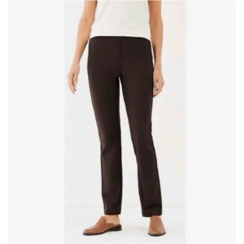 J Jill Pull on Black Pants Size 4 NWT